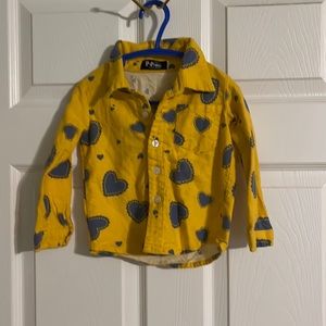 Pop Real Boys Matching set Size 90/2T button up